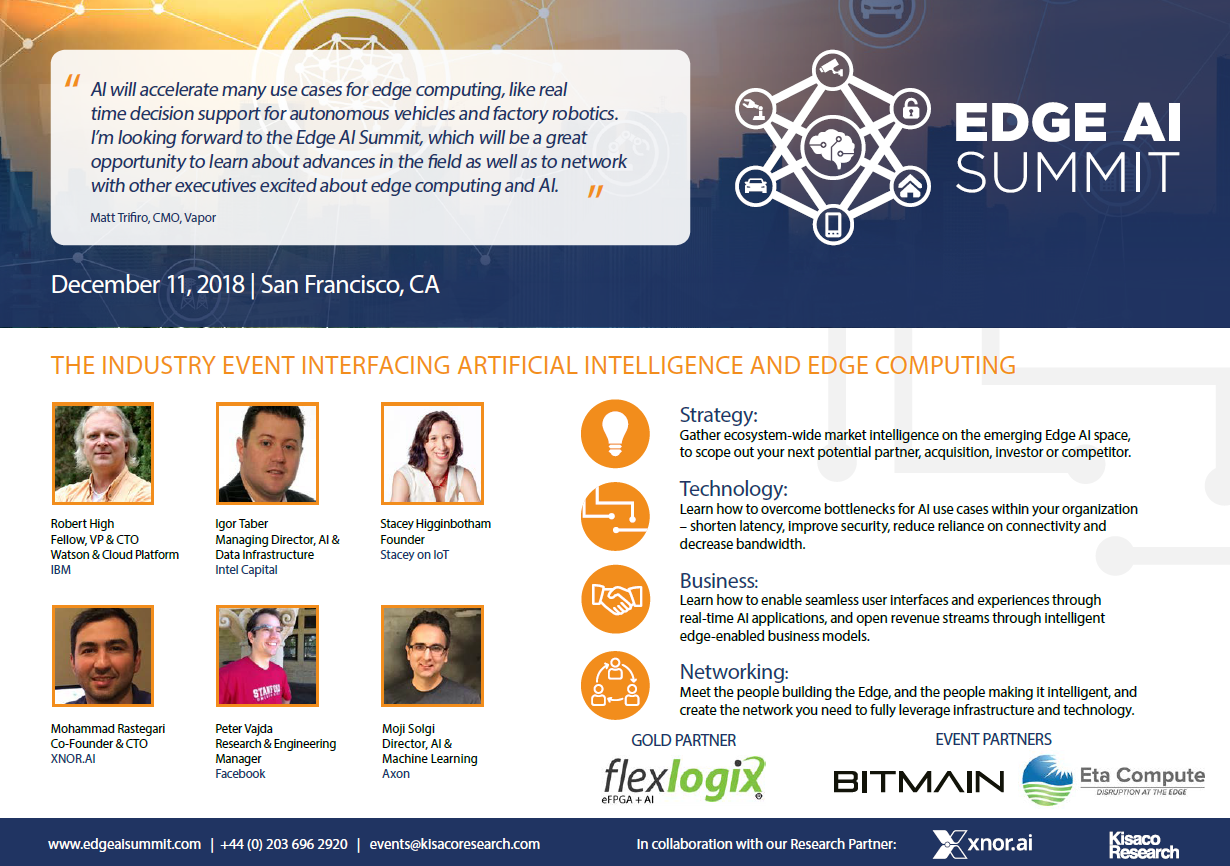 Edge AI Summit Agenda Edge AI Summit Agenda